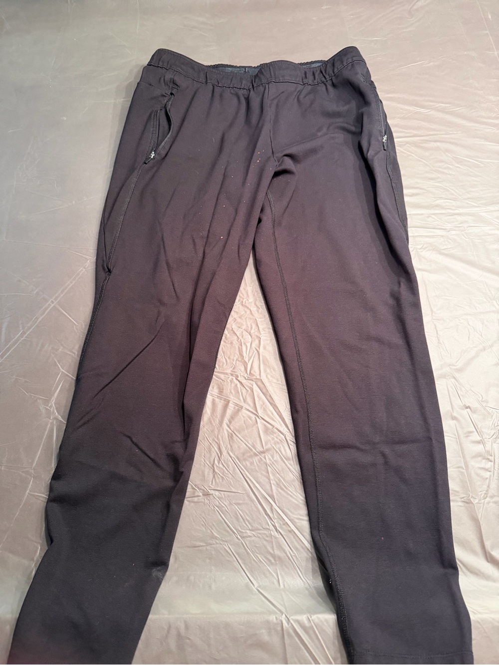 Russell Athletic Black Jogger Pants with Zip Pockets